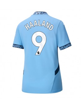 Billige Manchester City Erling Haaland #9 Hjemmedrakt Dame 2024-25 Kortermet